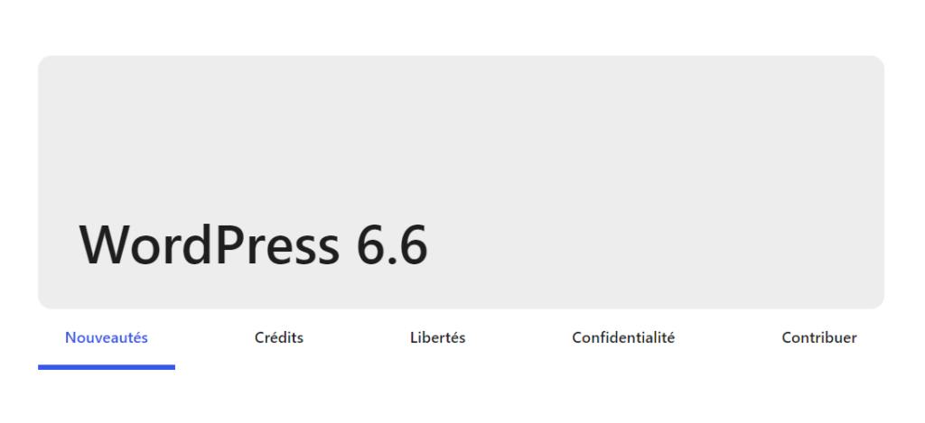 WordPress 6.6